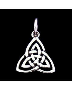 keltische Dreiheit Schmuck Anhänger 925er Silber - Keltische Knoten - 20x13mm