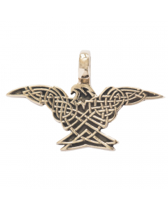 Bronzeanhänger Keltischer Adler Schmuck - Keltische Knoten , Sonstige Tiere , Vögel - 29x46mm