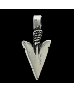 Pfeilspitze Schmuck Anhänger 925er Silber - Waffen - 26x12mm