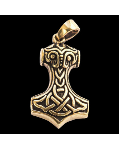 Anhänger Hammer des Thor, Mjölnir  Wikinger Bronze Schmuck Viking