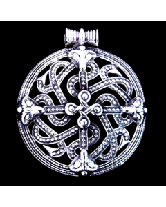 Viking Cross Wikinger Kreuz Schmuck Anhänger 925er Silber 49x43mm