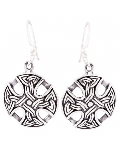 Ohrhänger Ohrring keltisches Kreuz Schmuck 925er Silber