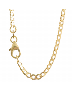 Anhänger Kreuz 375 9 Karat Gold mit Kette 2,6 mm 333 Gold