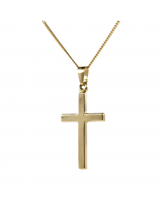 Anhänger Kreuz mit 585 - 14 Karat Gold Juwelier Qualität