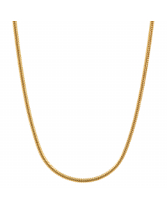 Schlangenkette Halskette Breite 1,0 mm - 750 - 18 Karat Gold Auswahl