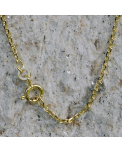 Ankerkette diamantiert Länge 38cm - Breite 1,7mm - 333-8 Karat Gold