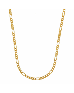 Goldkette Figarokette diamantiert Halskette 1,5 mm - 333-8 Karat Gold