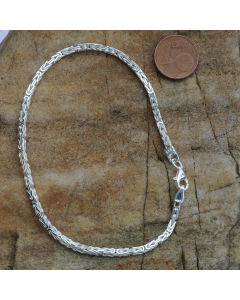 2,4 mm 21 cm 925 Sterlingsilber Königskette massiv Silber hochwertige Armkette 7,5 g