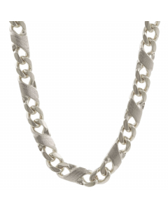 3,7 mm Silber Halskette Dollar Kette massiv 925 Sterlingsilber hochwertige Silberkette - Länge nach Wahl