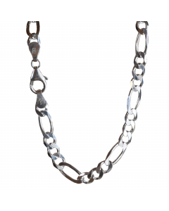 aus Halsketten - aus Silber Silber Silberschmuck Figaroketten -