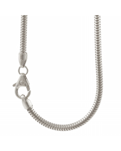 Schlangenkette Halskette Breite 2,4 mm - 925 Sterlingsilber Auswahl