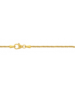 1,4 mm 40 cm 333 - 8 Karat Gold Halskette Criss-Cross Kette massiv Gold hochwertige Goldkette  1,7 g