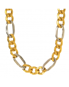 Goldkette Figarokette Länge 21cm - Breite 2,8mm - 333-8 Karat Gold