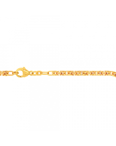 Goldkette Königskette Länge 18,7cm - Breite 2,8mm - 333-8 Karat Gold