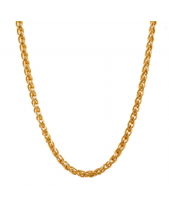 1,1 mm 45 cm 333 - 14 Karat Gold Halskette Zopfkette massiv Gold hochwertige Goldkette  1,9 g