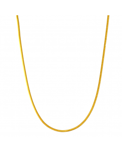 0,8 mm 38 cm 333 - 8 Karat Gold Halskette Schlangenkette rund massiv Gold hochwertige Goldkette  1,65 g