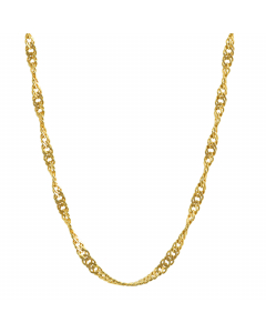 Goldkette Singapurkette Länge 38cm - Breite 1,2mm - 333-8 Karat Gold