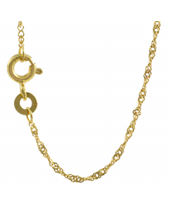 Singapurkette Halskette Breite 1,2 mm - 333 - 8 Karat Gold Auswahl