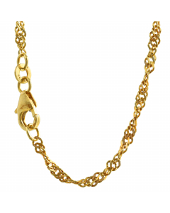 Goldkette Singapurkette Breite 2,4mm - 333-8 Karat Gold