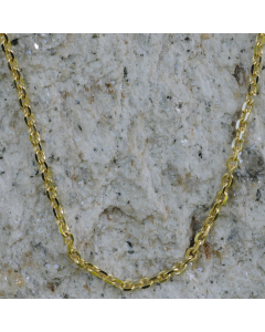 Ankerkette diamantiert Länge 55cm - Breite 1,8mm - 333-8 Karat Gold