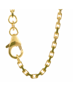 Ankerkette diamantiert Länge 18,5cm - Breite 1,8mm - 333-8 Karat Gold