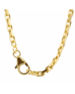 Goldkette Ankerkette diamantiert Halskette 2,5mm echt 333-8 Karat Gold