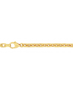 3,8 mm 19 cm 333 - 8 Karat Gold Armkette Ankerkette diamantiert massiv Gold hochwertige Goldkette 12,1 g