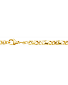 4,9 mm 50 cm 585 - 14 Karat Gold Halskette Dollar Kette massiv Gold hochwertige Goldkette  34,4 g