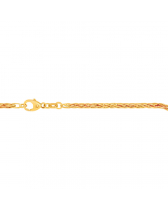 Goldkette Zopfkette Länge 45cm - Breite 2,1mm - 585-14 Karat Gold