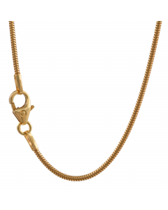 Goldkette Schlangenkette Länge 45cm - Breite 1,2mm - 585-14 Karat Gold