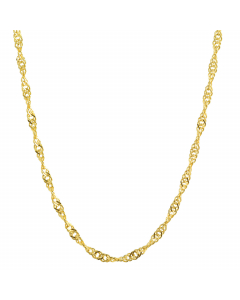 Goldkette Singapurkette Länge 42cm - Breite 1,2mm - 585-14 Karat Gold