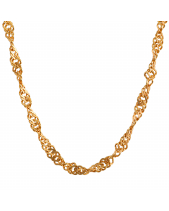 Goldkette Singapurkette Länge 42cm - Breite 1,4mm - 585-14 Karat Gold