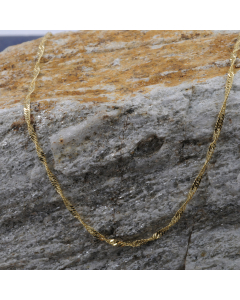 Goldkette Singapurkette Länge 45cm - Breite 1,8mm - 585-14 Karat Gold