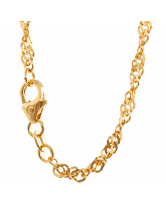 Goldkette Singapurkette Breite 2,4mm - 585-14 Karat Gold