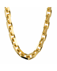 3,0 mm 55 cm 585 - 14 Karat Gold Halskette Ankerkette diamantiert massiv Gold hochwertige Goldkette 23,7 g