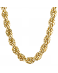4,4 mm 45 cm 585 - 14 Karat Gold Halskette Kordelkette massiv Gold hochwertige Goldkette  12,9 g