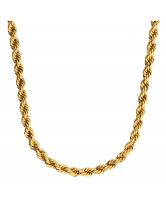 5,4 mm 50 cm 585 - 14 Karat Gold Halskette Kordelkette massiv Gold hochwertige Goldkette  21,6 g