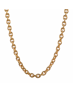 1,3 mm 42 cm 750 - 18 Karat Gold Halskette Ankerkette rund massiv Gold hochwertige Goldkette  3,0 g