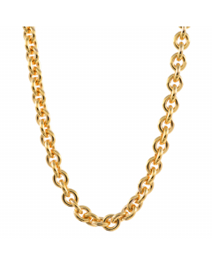 3,2 mm 750 - 18 Karat Gold Halskette Ankerkette rund massiv Gold hochwertige Goldkette  - Länge nach Wahl
