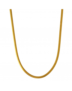 1,4 mm 750 - 18 Karat Gold Halskette Schlangenkette rund massiv Gold hochwertige Goldkette  - Länge nach Wahl