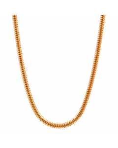 1,6 mm 750 - 18 Karat Gold Halskette Schlangenkette rund massiv Gold hochwertige Goldkette  - Länge nach Wahl