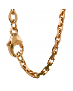 Ankerkette diamantiert Länge 42cm - Breite 2,0mm - 750-18 Karat Gold