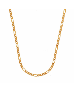 1,5 mm750 - 18 Karat Gold Halskette Figarokette massiv Gold hochwertige Goldkette  - Länge nach Wahl