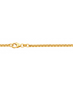 2,7 mm 45 cm 750 - 18 Karat Gold Halskette Venezianerkette massiv Gold hochwertige Goldkette  20,8 g