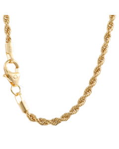 1,8 mm 45 cm 750 - 18 Karat Gold Halskette Kordelkette massiv Gold hochwertige Goldkette  8 g