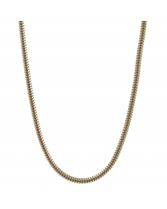 1,4 mm 42 cm 750 - 18 Karat Weißgold Schlangenkette rund massiv Gold hochwertige Goldkette  6,1 g