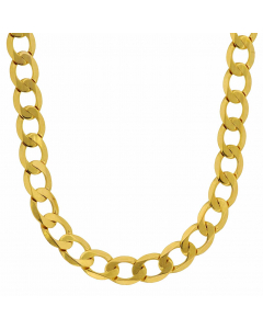 5,0 mm weit 333 - 8 Karat Gold Halskette Panzerkette massiv Gold hochwertige Goldkette  Länge frei wählbar