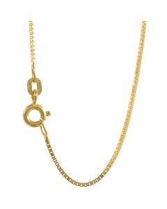 Goldkette Venezianerkette Halskette Breite 0,8 mm - 333-8 Karat Gold