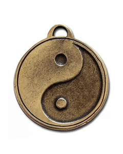 Yin-Yang + Ba Gua Anhänger Schmuck - Ying Yang  + Halsband 25x30mm