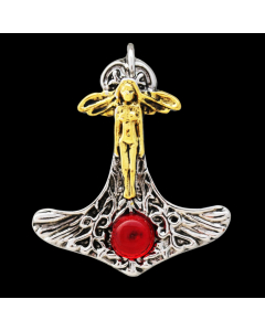 Elfe des Thor Anhänger Schmuck Engel & Elfen von Briar - Thorhammer -